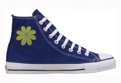Custom Converse  Star on Custom Converse   Converse Chuck Taylor All Star Hi Top Navy With