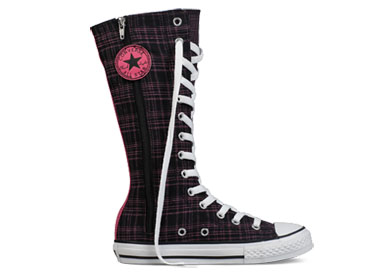 skranke Tick audition Converse Chuck Taylor All Star X-Hi Black Plaid 637248C : American Athletics