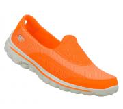 skechers go walk 2 womens orange