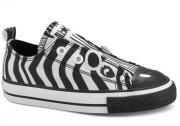 Converse Chuck Taylor All Star Infants Simple Slip White/Black Zebra 726085F