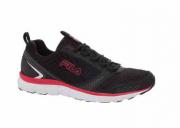 Fila Men's Memory Windstar Slip-On Running Sneakers Black / Black / Fila Red 1SR20543-023