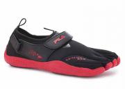 Fila Men's Skele-Toes Ez Slide Drainage Black / Chinese Red / Castlerock 1PK14074-005