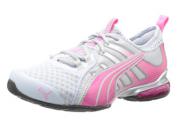 Puma Women's Voltaic 4 Mesh Cross-Training Shoe Gray Dawn/Pink/Silver 186815 08