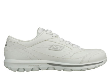 skechers women's one step gowalk white