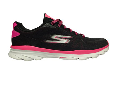 Skechers Women's Go Fit 3 Black/Hot 14085/BKHP : American Athletics