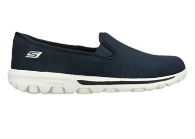 skechers women's slip on canvas shoes