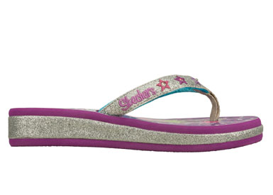 skechers purple sandals