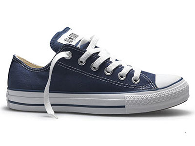 converse navy low top