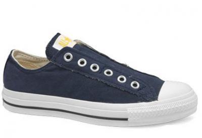 navy slip on converse