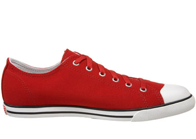 Lacoste Mens L27 Red Lo Top Casual Shoes 15047 :