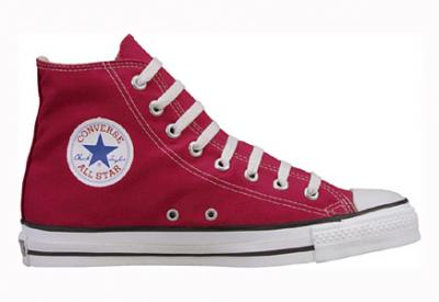 cherry red converse