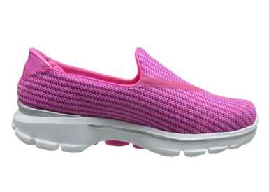 skechers go walk pink