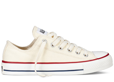 Converse Chuck All Lo Top Unbleached White American