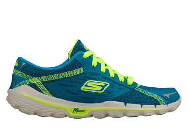 Skechers Womens Run 2 Blue/Lime 13555/BLLM : American