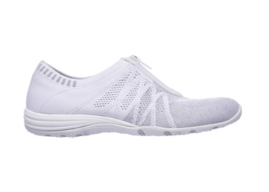 Skechers Womens Unity Transcend White/Silver 23064/WSL : American Athletics