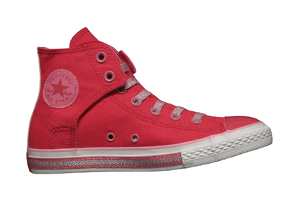 Converse Taylor All Star Easy Slip Hi Top Raspberry Juniors 635455F : American Athletics