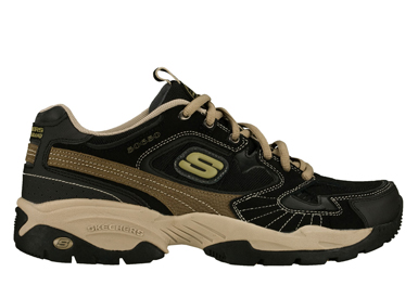 Skechers Mens Energy Downforce Brown/Taupe 50172/BRTP : American Athletics