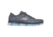 Skechers Women's Go Flex Walk Charcoal/Turquoise 14011/CCTQ