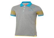 Puma Men's Futbol Polo Brazil Gray 567329 02