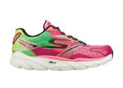 Skechers Women's Go Run Ride 4 Hot Pink/Lime 13998/HPLM