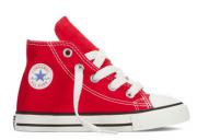 Infants Converse Chuck Taylor All Star Hi Top Red