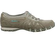 Skechers Women's Active Bikers Bungee Laced Sneaker Grey 22431/GRY