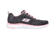 Skechers Womens Flex Appeal 2.0 Black/Coral 12753/BKCL